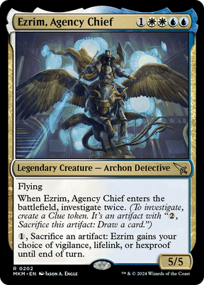 Magic: The Gathering - Ezrim, Agency Chief Foil - Murders at Karlov Manor