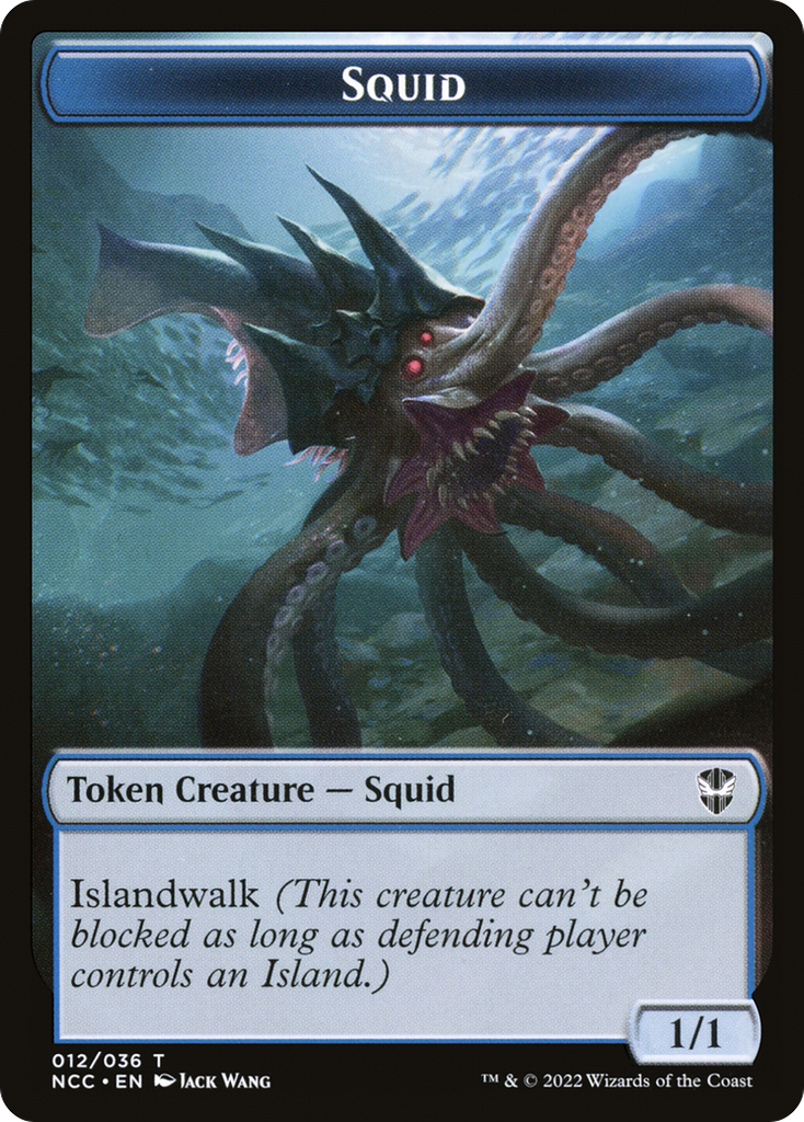 Magic: The Gathering - Squid Token - New Capenna Commander Tokens