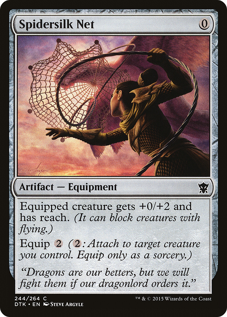 Magic: The Gathering - Spidersilk Net Foil - Dragons of Tarkir