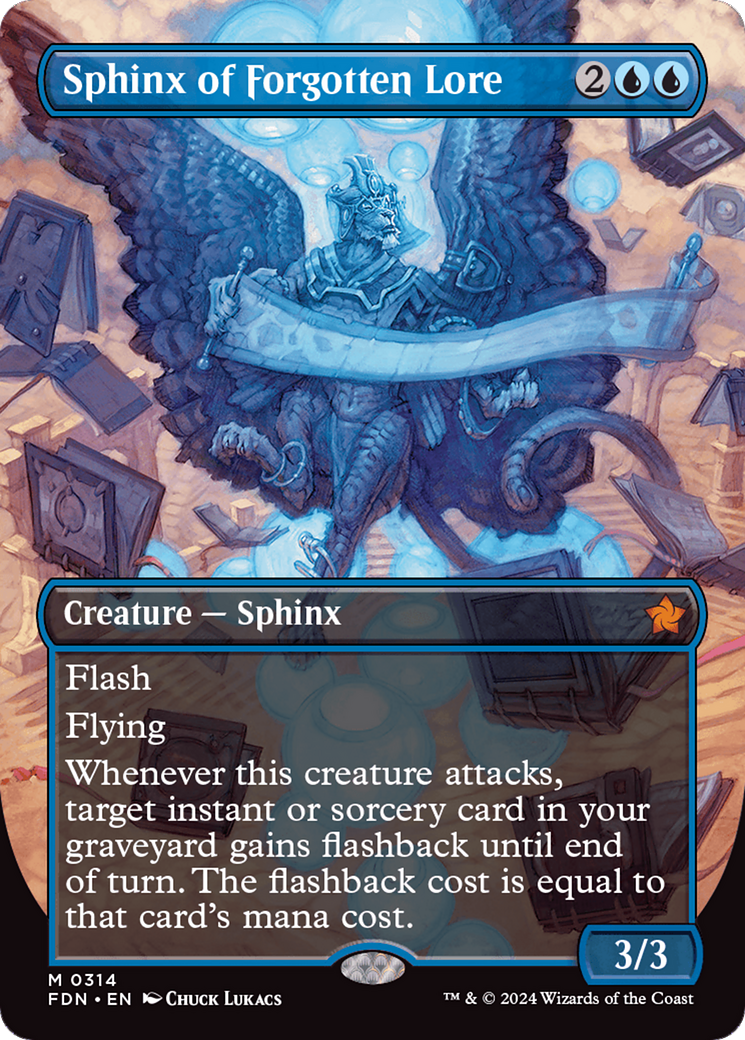 Magic: The Gathering - Sphinx of Forgotten Lore Foil - Foundations