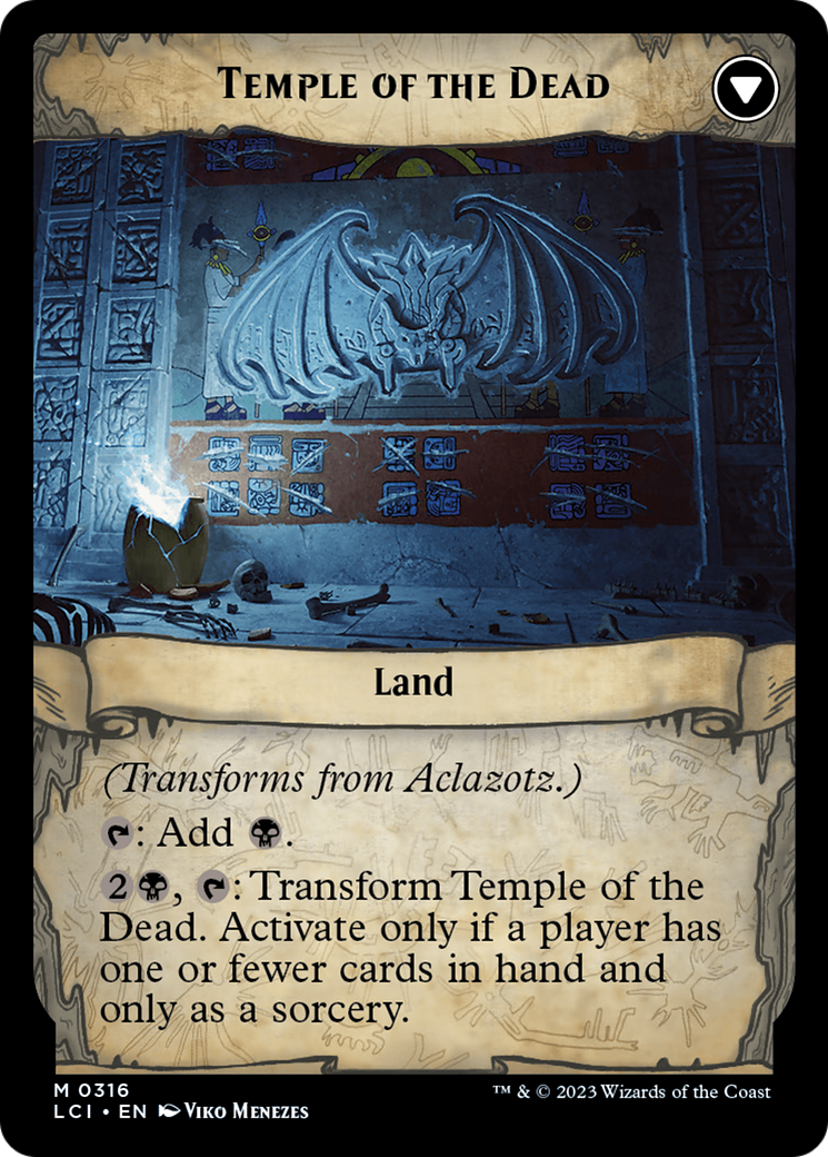 Magic: The Gathering - Aclazotz, Deepest Betrayal // Temple of the Dead - The Lost Caverns of Ixalan