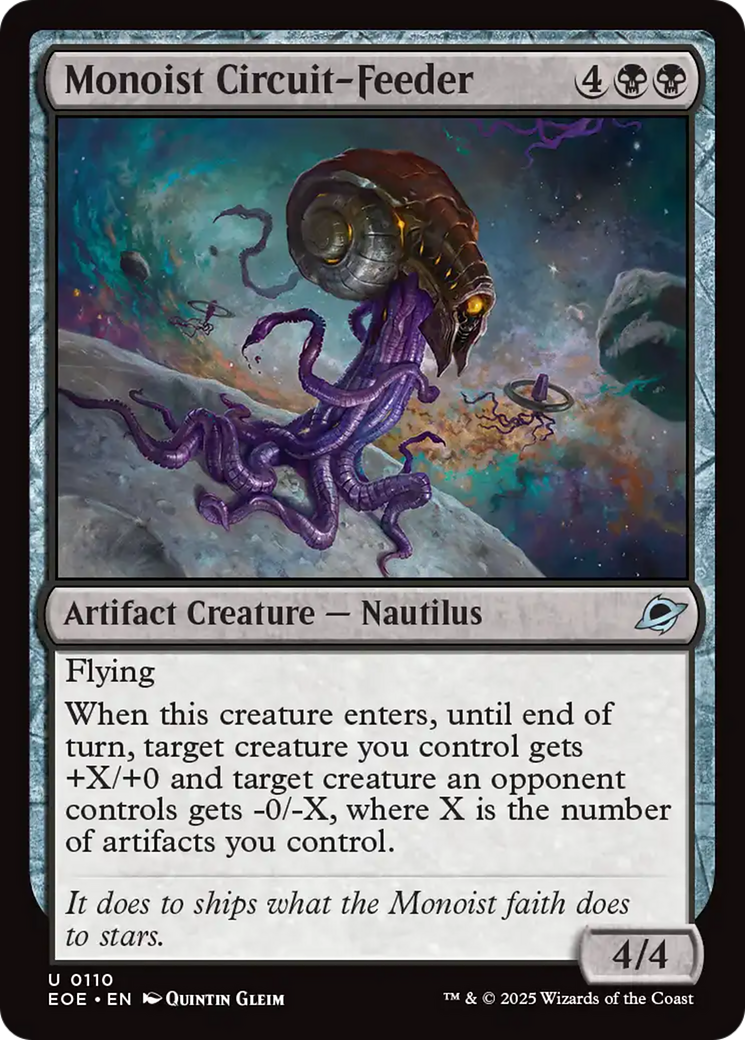 Magic: The Gathering - Monoist Circuit-Feeder Foil - Edge of Eternities