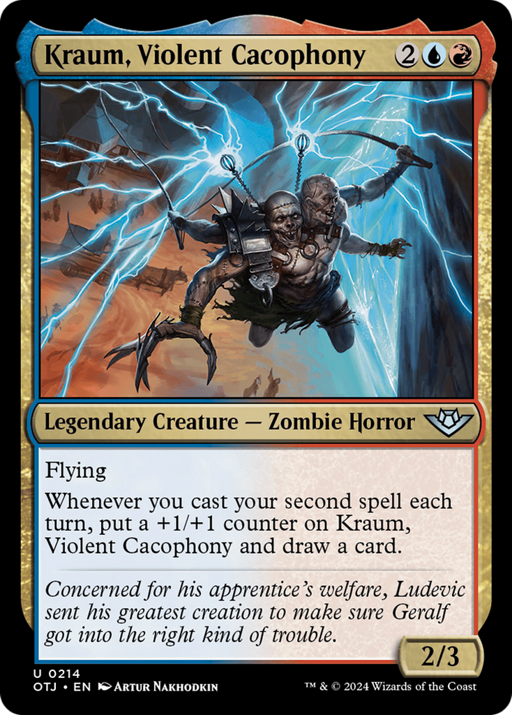 Magic: The Gathering - Kraum, Violent Cacophony Foil - Outlaws of Thunder Junction