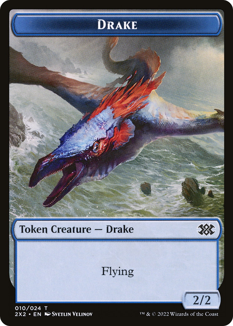 Magic: The Gathering - Drake Token - Double Masters 2022 Tokens