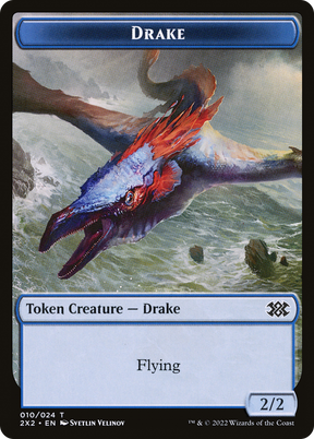 Magic: The Gathering - Drake Token - Double Masters 2022 Tokens