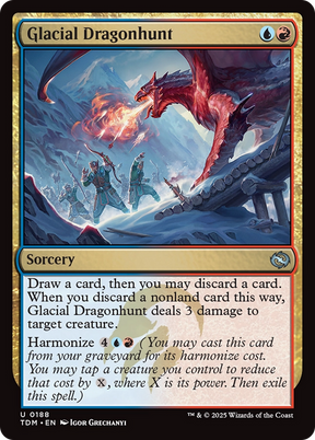 Magic: The Gathering - Glacial Dragonhunt - Tarkir: Dragonstorm