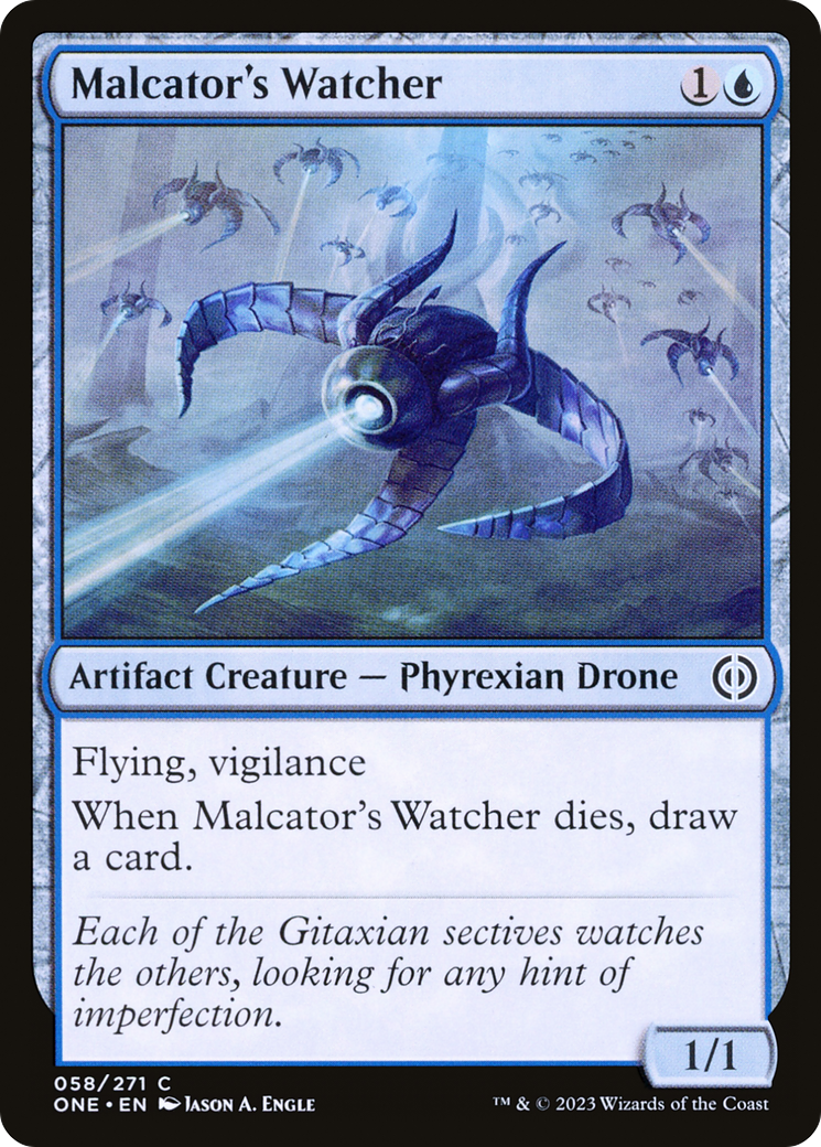 Magic: The Gathering - Malcator's Watcher Foil - Phyrexia: All Will Be One