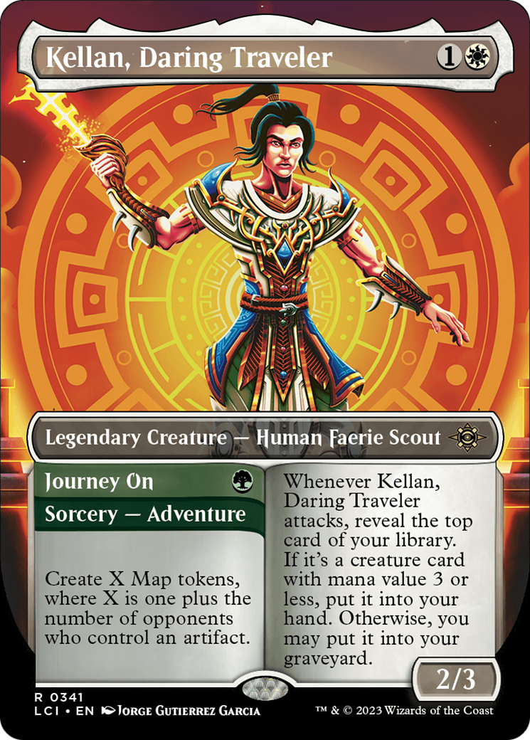Magic: The Gathering - Kellan, Daring Traveler // Journey On - The Lost Caverns of Ixalan