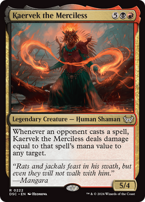 Magic: The Gathering - Kaervek the Merciless - Duskmourn: House of Horror Commander