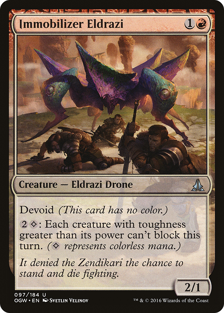 Magic: The Gathering - Immobilizer Eldrazi Foil - Oath of the Gatewatch