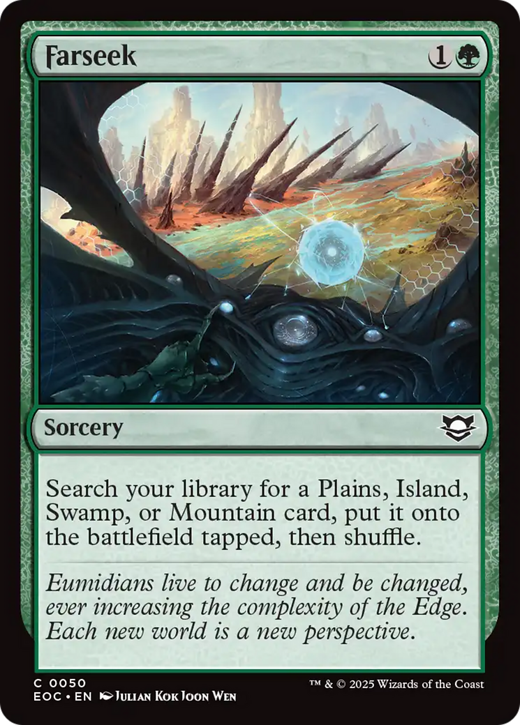 Magic: The Gathering - Farseek - Edge of Eternities Commander