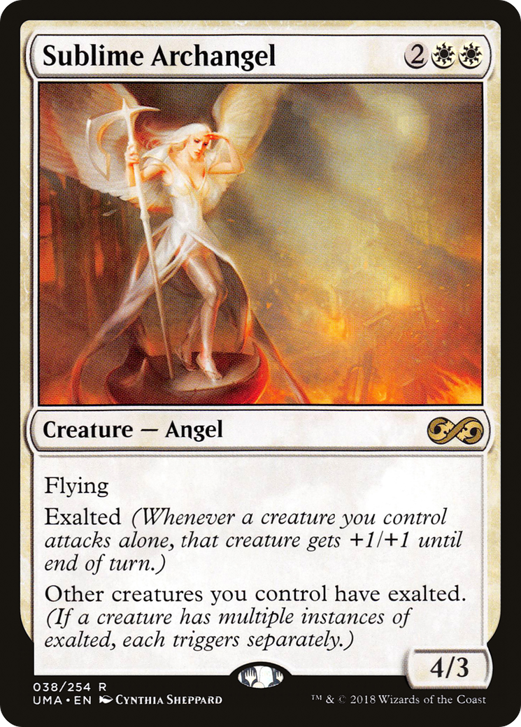 Magic: The Gathering - Sublime Archangel Foil - Ultimate Masters