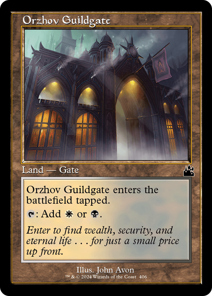 Magic: The Gathering - Orzhov Guildgate Foil - Ravnica Remastered