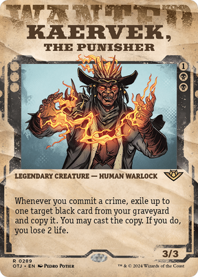 Magic: The Gathering - Kaervek, the Punisher Foil - Outlaws of Thunder Junction