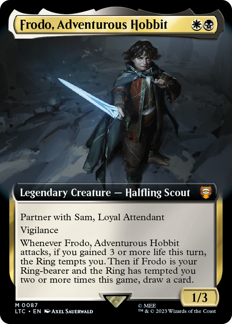 Magic: The Gathering - Frodo, Adventurous Hobbit - Tales of Middle-earth Commander
