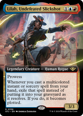 Magic: The Gathering - Lilah, Undefeated Slickshot Foil - Outlaws of Thunder Junction