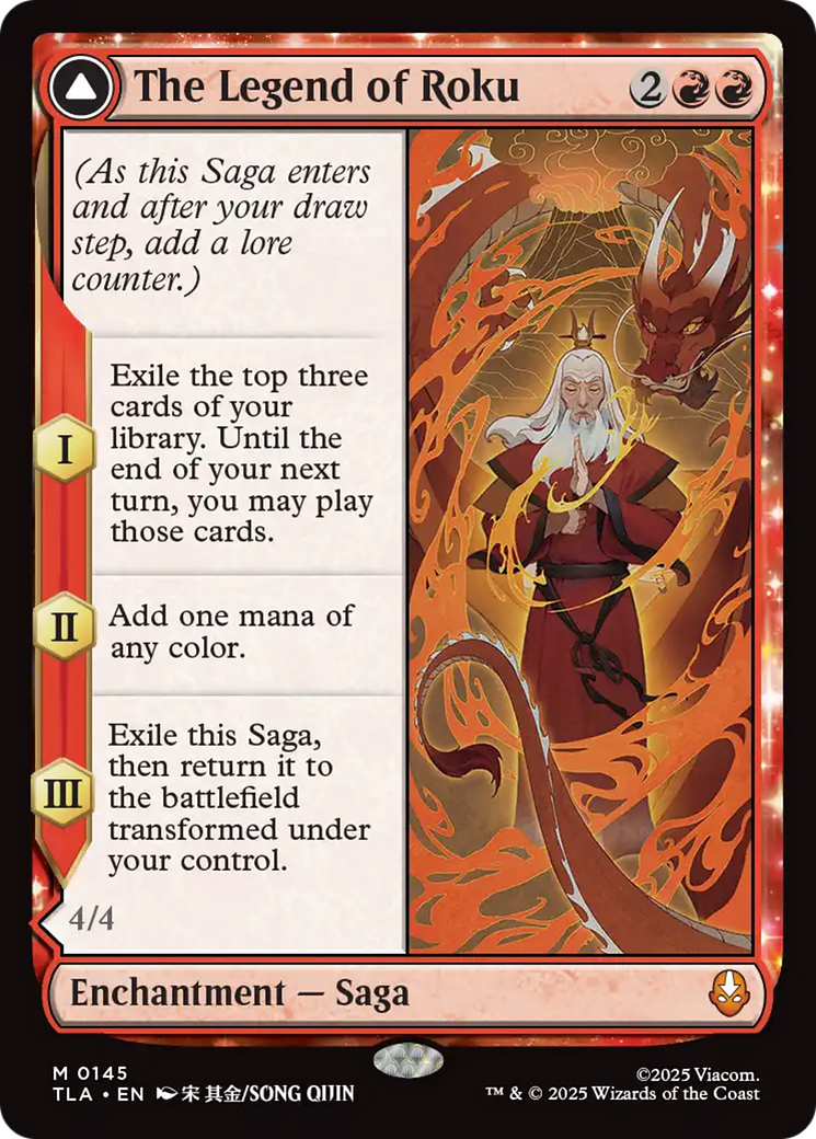 Magic: The Gathering - The Legend of Roku // Avatar Roku Foil - Avatar: The Last Airbender