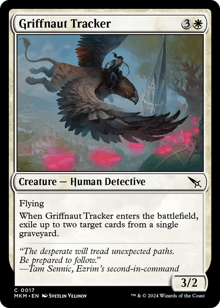 Magic: The Gathering - Griffnaut Tracker - Murders at Karlov Manor
