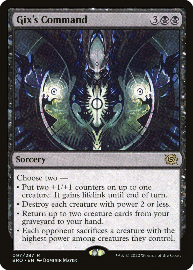 Magic: The Gathering - Gix's Command Foil - The Brothers' War