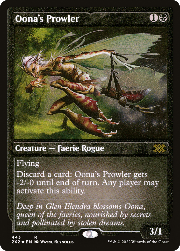 Magic: The Gathering - Oona's Prowler Foil - Double Masters 2022
