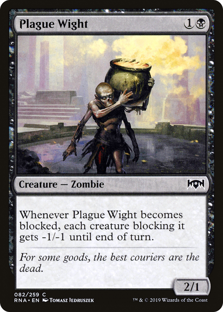 Magic: The Gathering - Plague Wight Foil - Ravnica Allegiance