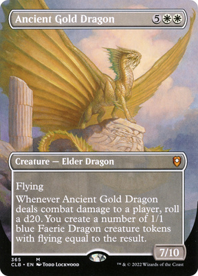 Magic: The Gathering - Ancient Gold Dragon - Commander Legends: Battle for Baldur's Gate