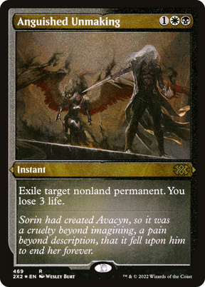 Magic: The Gathering - Anguished Unmaking Foil - Double Masters 2022