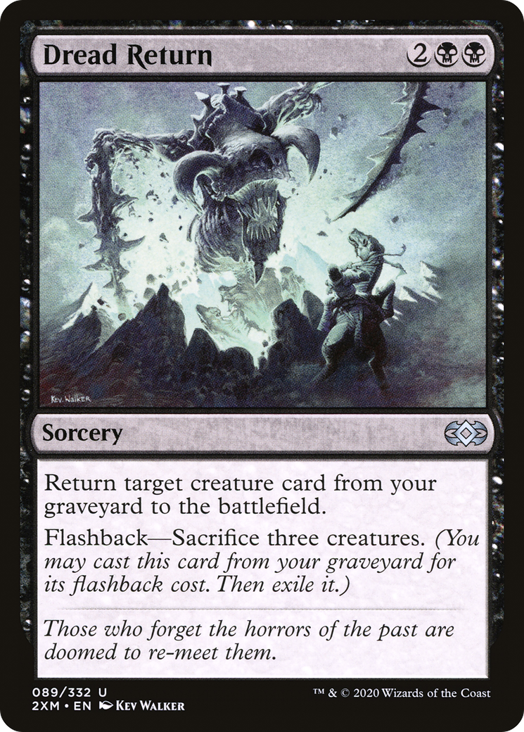 Magic: The Gathering - Dread Return Foil - Double Masters