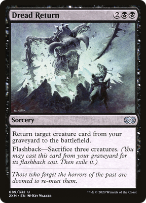 Magic: The Gathering - Dread Return Foil - Double Masters