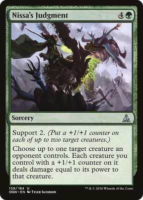 Magic: The Gathering - Nissa's Judgment Foil - Oath of the Gatewatch