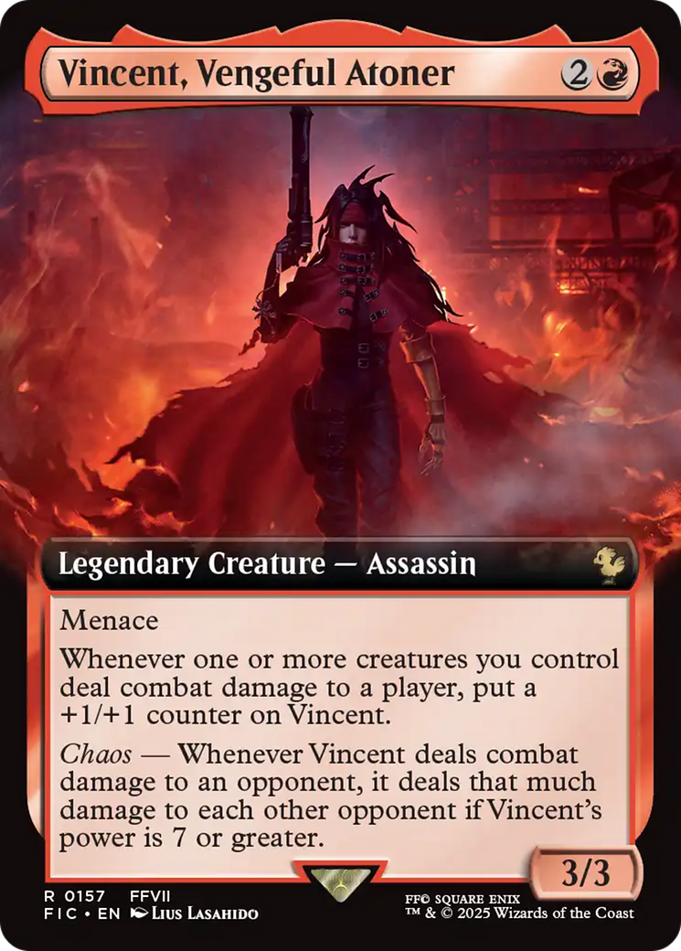 Magic: The Gathering - Vincent, Vengeful Atoner - Final Fantasy Commander