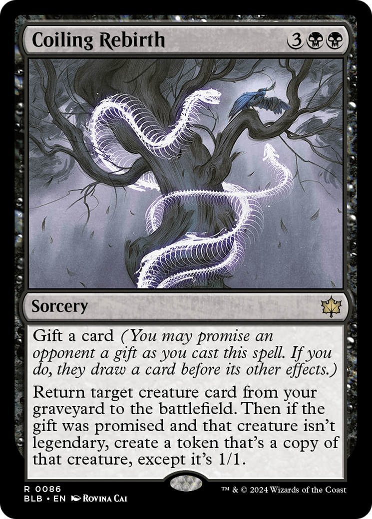 Magic: The Gathering - Coiling Rebirth Foil - Bloomburrow