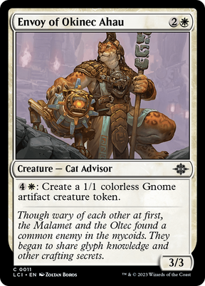 Magic: The Gathering - Envoy of Okinec Ahau Foil - The Lost Caverns of Ixalan