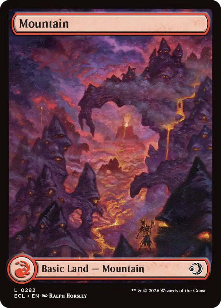 Magic: The Gathering - Mountain #282 Foil - Lorwyn Eclipsed
