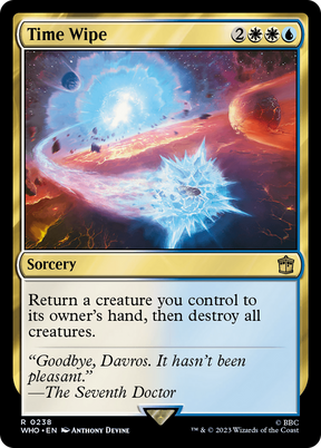 Magic: The Gathering - Time Wipe - Doctor Who
