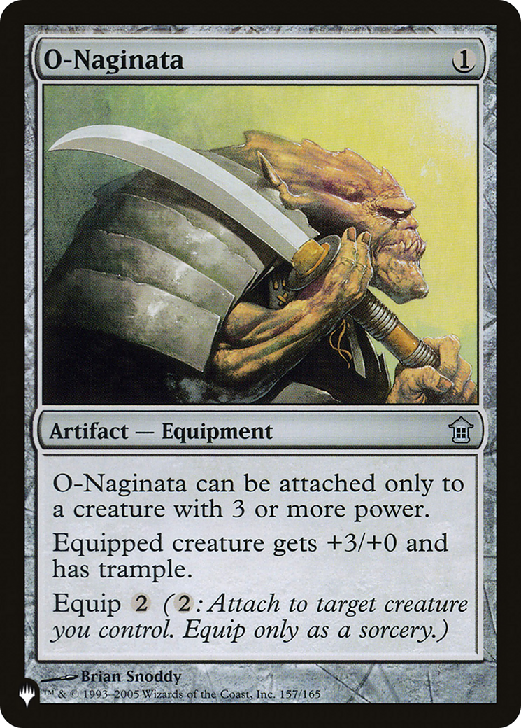 Magic: The Gathering - O-Naginata - The List