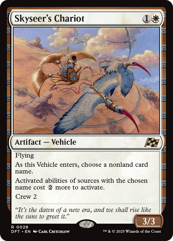 Magic: The Gathering - Skyseer's Chariot - Aetherdrift