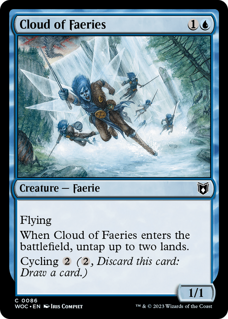 Magic: The Gathering - Cloud of Faeries - Wilds of Eldraine Commander