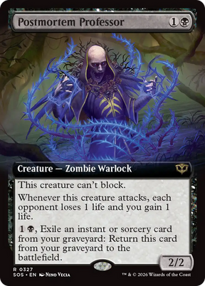 Magic: The Gathering - Postmortem Professor - Secrets of Strixhaven