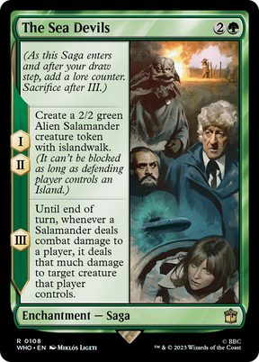 Magic: The Gathering - The Sea Devils - Doctor Who