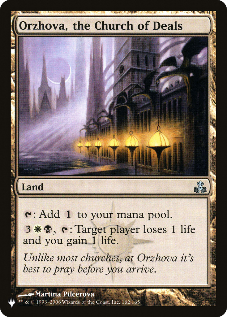 Magic: The Gathering - Orzhova, the Church of Deals - The List