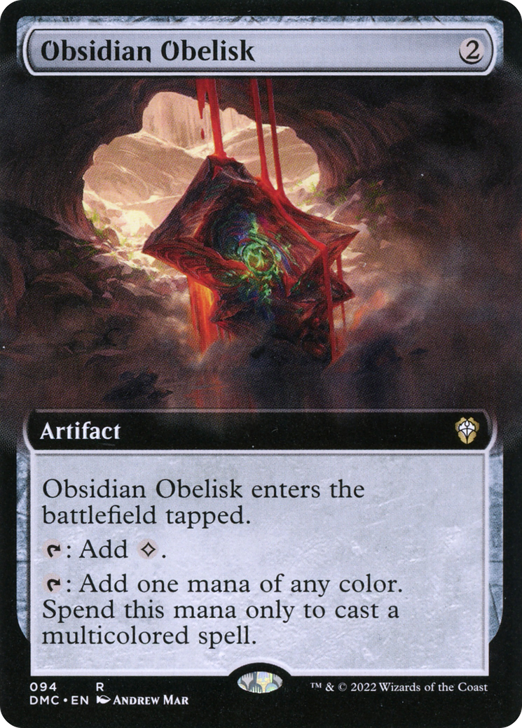 Magic: The Gathering - Obsidian Obelisk - Dominaria United Commander
