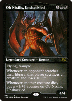 Magic: The Gathering - Ob Nixilis, Unshackled Foil - Double Masters 2022