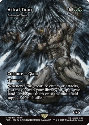 Magic: The Gathering - Primeval Titan Foil - Final Fantasy: Through the Ages