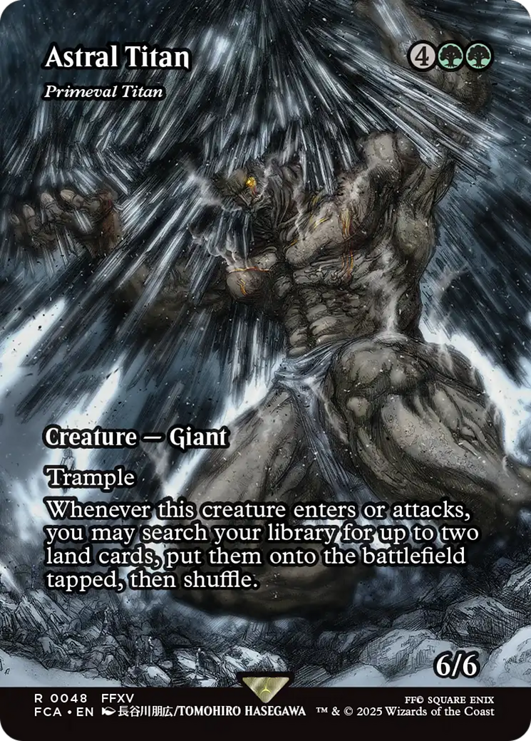 Magic: The Gathering - Primeval Titan - Final Fantasy: Through the Ages