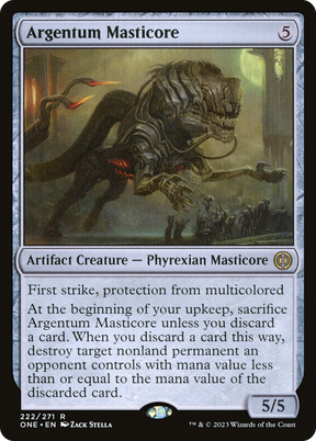 Magic: The Gathering - Argentum Masticore - Phyrexia: All Will Be One