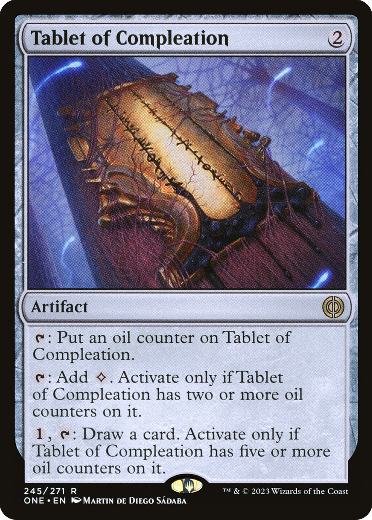 Magic: The Gathering - Tablet of Compleation - Phyrexia: All Will Be One