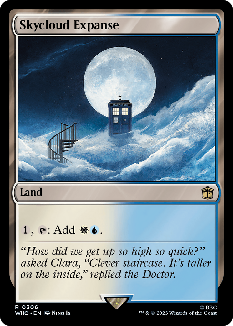Magic: The Gathering - Skycloud Expanse Foil - Doctor Who