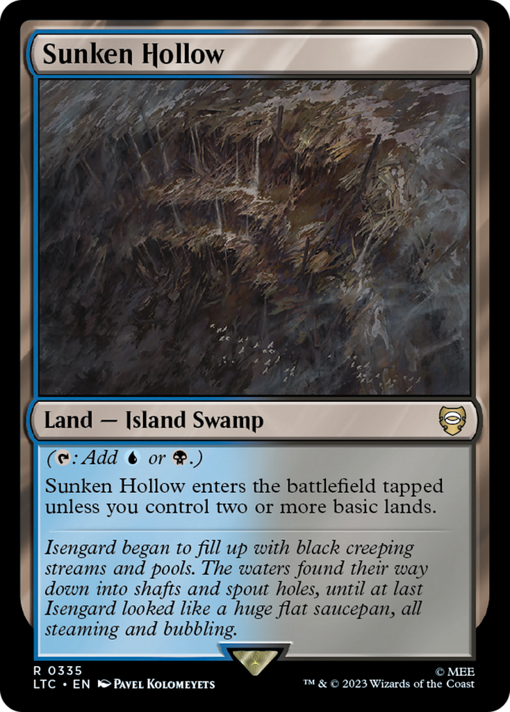 Magic: The Gathering - Sunken Hollow - Tales of Middle-earth Commander