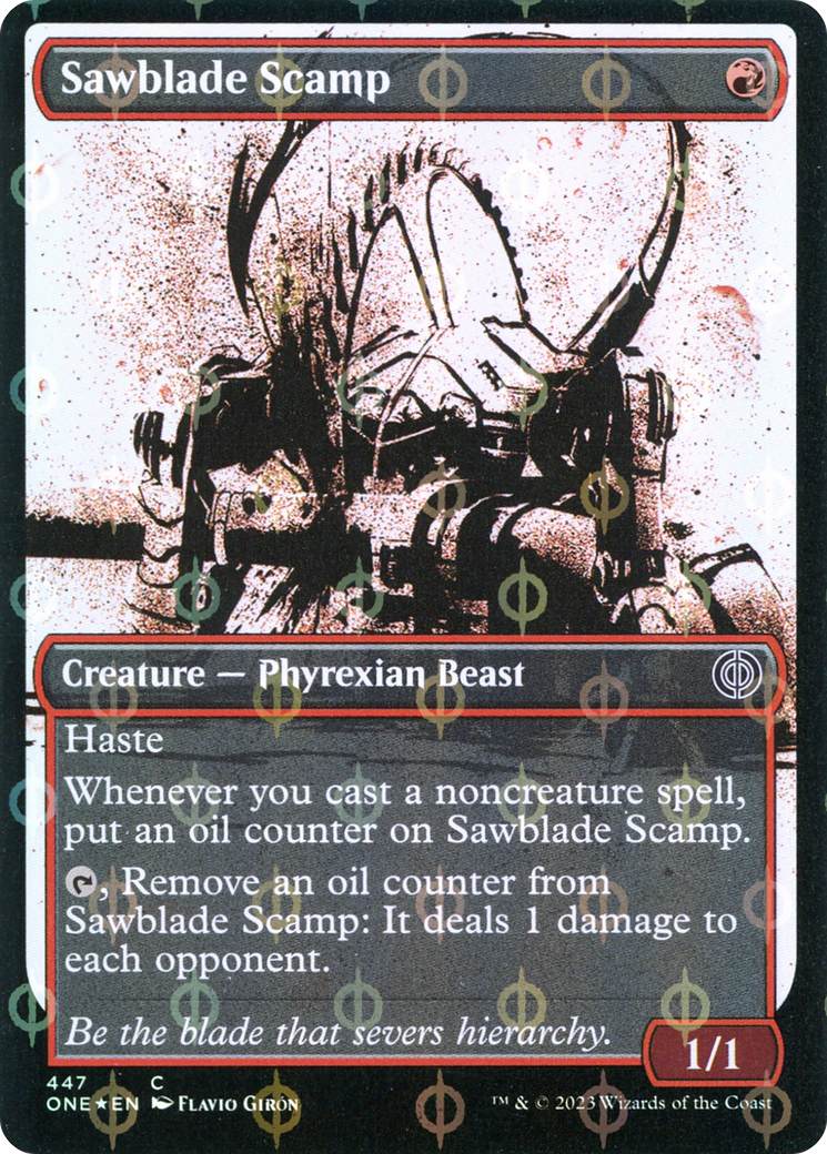 Magic: The Gathering - Sawblade Scamp Foil - Phyrexia: All Will Be One